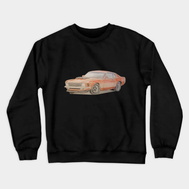 muscle car Crewneck Sweatshirt by An.D.L.